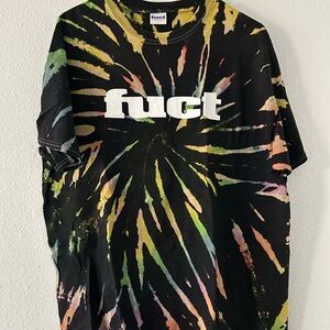 Men's Tie-Dye Fuct T-Shirt - Black